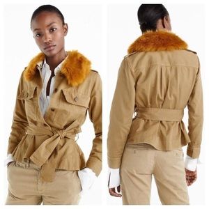 J. Crew Faux Fur Coat